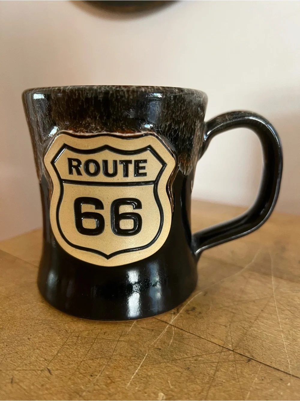 Hand thrown pottery stylish black